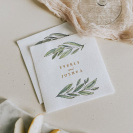 Servilleta De Papel Evergreen romántico