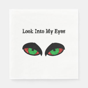 Servilleta De Papel Evil Eyes Halloween Mira En Mis Ojos