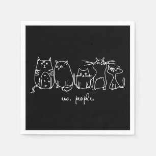Servilleta De Papel Ew, People Funny Meowy Cat Aovers