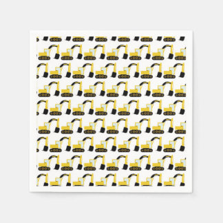 Servilleta De Papel Excavadoras, fiesta de cumpleaños construcción