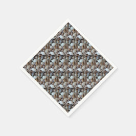 Servilleta De Papel Exótica fotografía de las conchas marinas tropical