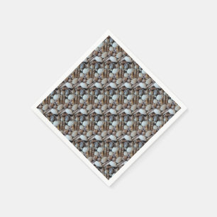 Servilleta De Papel Exótica fotografía de las conchas marinas tropical