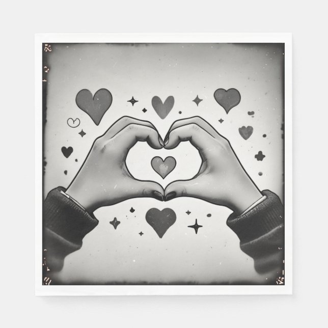 Servilleta De Papel expresaba mi corazón (Anverso)