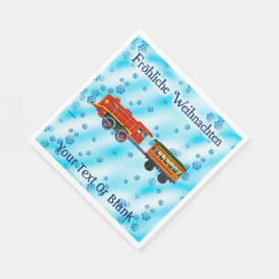Servilleta De Papel Expreso de Navidad - Feliz Navidad