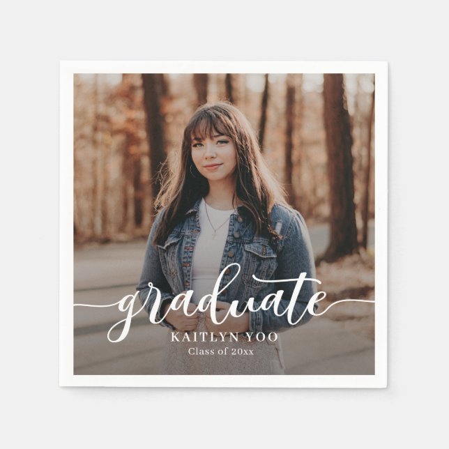 Servilleta De Papel Exquisito sabor de las toallas de graduación de co (Anverso)