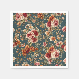 Servilleta De Papel Exquisitos Rosas románticos y hermosas flores