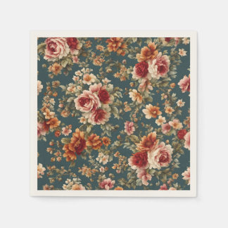 Servilleta De Papel Exquisitos Rosas románticos y hermosas flores