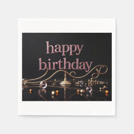 Servilleta De Papel Extravagante elegante y lujoso Rubor Rosa