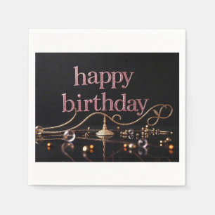 Servilleta De Papel Extravagante elegante y lujoso Rubor Rosa