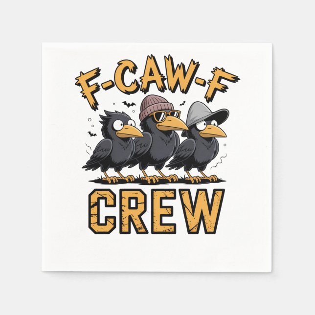 Servilleta De Papel F-Caw-F Crew Funny Parking Cousinfit (Anverso)