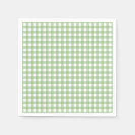 Servilleta De Papel F & L Dark Green Gingham