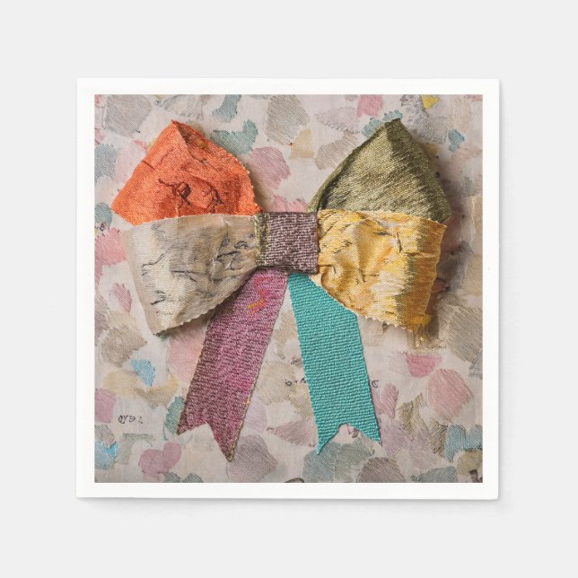 Servilleta De Papel Fabric Bow Napkin (Anverso)