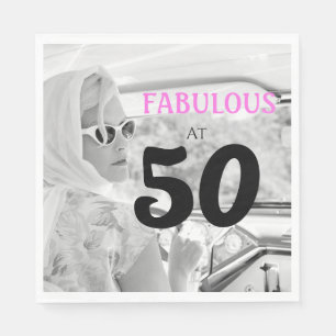 Servilleta De Papel Fabuloso 50 Personalizares con fiesta de cumpleañ