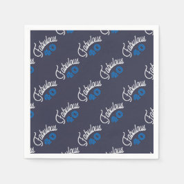 Servilleta De Papel Fabuloso cumpleaños 40