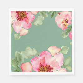 Servilleta De Papel Fabulous Florals Garden Party Bridal Shower