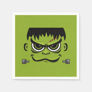 Servilleta De Papel Face Frankenstein Halloween