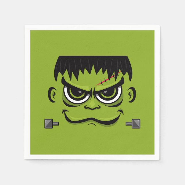 Servilleta De Papel Face Frankenstein Halloween (Anverso)