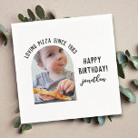 Servilleta De Papel Fácil Funny Cuarenta Nápoles Fotográficos De Fiest<br><div class="desc">Nápoles de fotos de Personalizado de cumpleaños divertidos en blanco y negro personalizados | Feliz 40.º 50.º 60.º 70.º 80.º cumpleaños Personalizados Napkins con foto | Personalice estas servilletas con texto personalizado. También podría cambiar el color de fondo.</div>