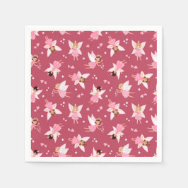 Servilleta De Papel Fairy Birthday Party