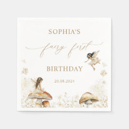 Servilleta De Papel Fairy First Birday