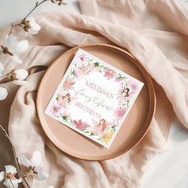 Servilleta De Papel Fairy First Birthday Paper Napkins