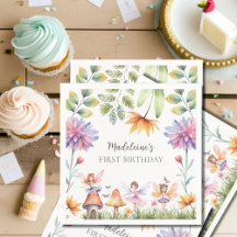 Fairy First Magical Garden 1º cumpleaños