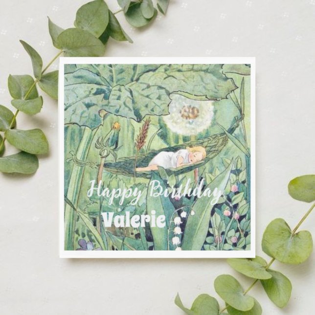 Servilleta De Papel Fairy Floral Garden Enchanted Forest Chica (Subido por el creador)