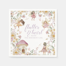 Servilleta De Papel Fairy wildflower