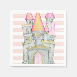 Servilleta De Papel Fairytale Princess Castle Birday Party