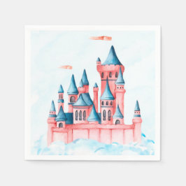 Servilleta De Papel Fairytale Princess Castle Birday Party