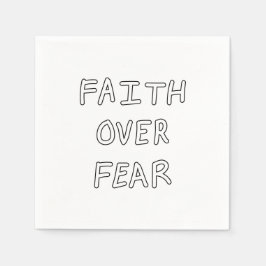 Servilleta De Papel Faith over Fear