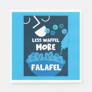 Servilleta De Papel Falafel comida callejera de Oriente Medio