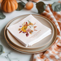 Fall Floral & Pumpkins Baby Shower