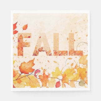 Servilleta De Papel Fall Lovers Autumn Forest Leaves Branches