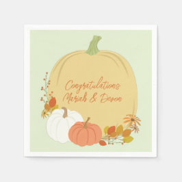 Servilleta De Papel Fall Pumpkin Baby Shower