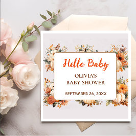 Servilleta De Papel Fall Pumpkin Sunflower