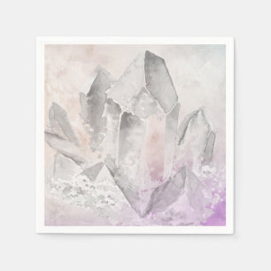 Servilleta De Papel *~* Falsa Ametist Crystal Healing Energy Chakra