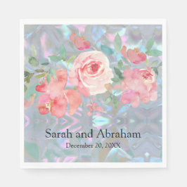 Servilleta De Papel Falsa Madre de Perla