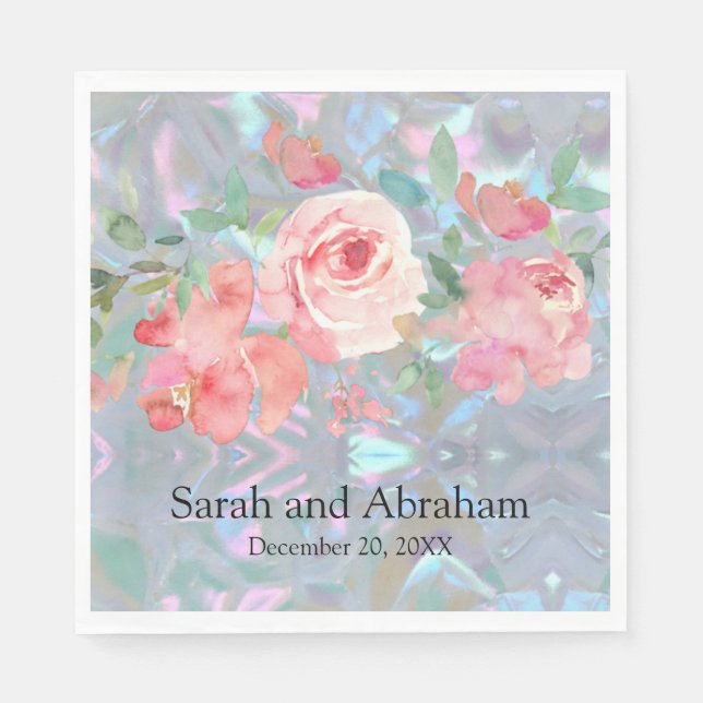 Servilleta De Papel Falsa Madre de Perla (Anverso)