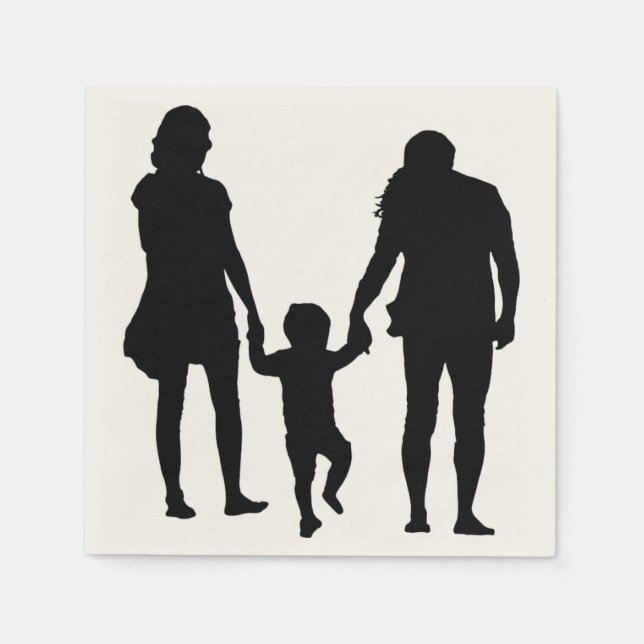 SERVILLETA DE PAPEL FAMILIA FELIZ (Anverso)