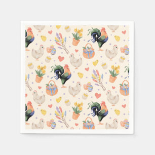 Servilleta De Papel Familia Feliz Pascua (Old Lace) - servilletas