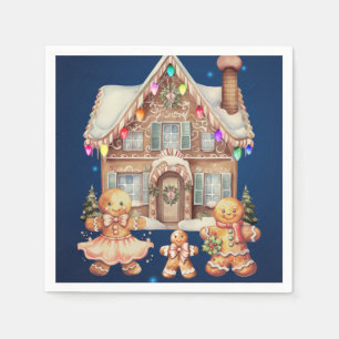 Servilleta De Papel Familia Gingbread