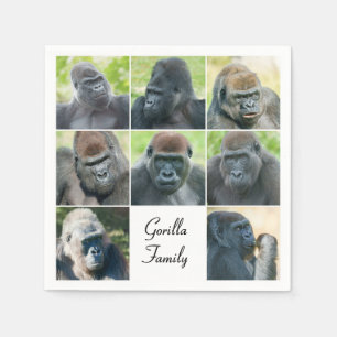 Servilleta De Papel Familia Gorilla
