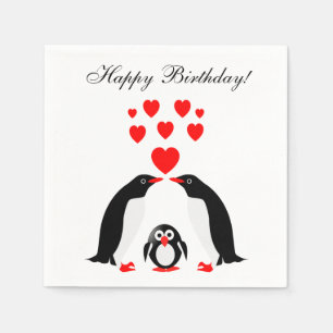 Servilleta De Papel Familia Penguins
