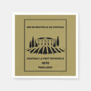 Servilleta De Papel Famoso cumpleaños francés