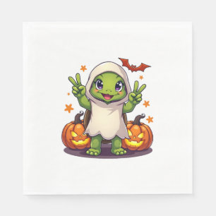 Servilleta De Papel Famoso fantasma de la tortuga Boo Halloween niños