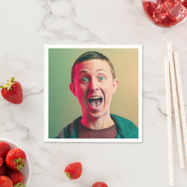 Servilleta De Papel Famoso festín del cumpleaños de la foto (In situ)