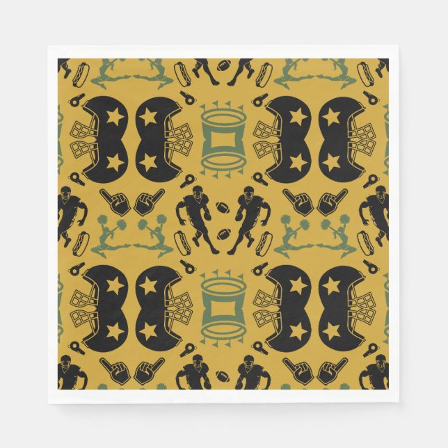 Servilleta De Papel Fanático americano (Anverso)