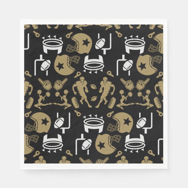 Servilleta De Papel Fanático americano (Anverso)