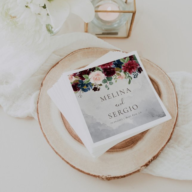 Servilleta De Papel Fancy Classic Rosas Peony Flowers Boda Napkins (Subido por el creador)